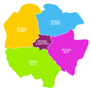 Roma - Carta geografica